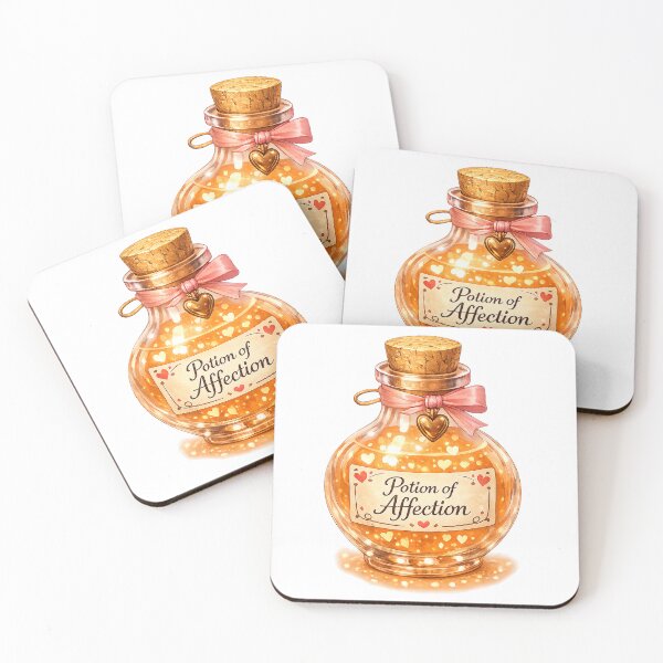 Item preview, Potion of Affection – Valentine Fantasy Potion Sticker | Alche-Arts designed and sold by AlcheArtsStudio.