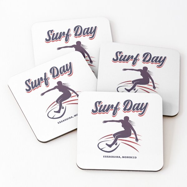 Item preview, Retro Surf Day Essaouira Morocco Graphic designed and sold by Bold & Brewed.