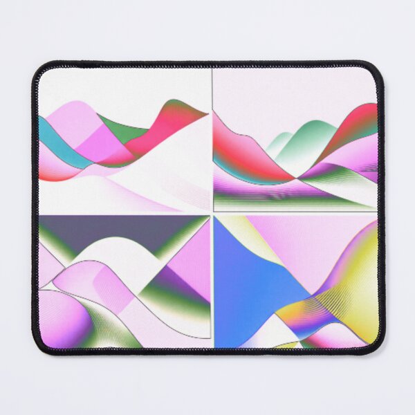 Item preview, four currents moonarized 7 colorful geometric abstract design designed and sold by SmashingDeals.