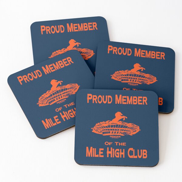 Item preview, Denver Football Proud Member of the Mile High Club designed and sold by Bored Imagination .