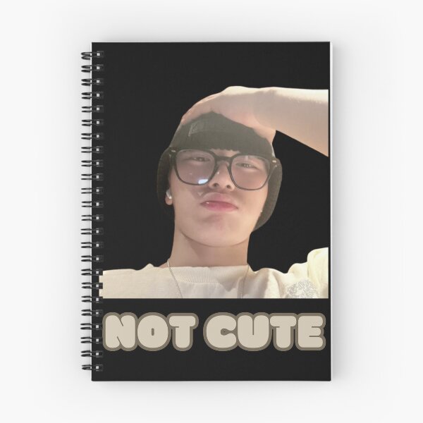 Item preview, "Not Cute" San Ateez Meme - Coffee and Cream  designed and sold by Giftitlab.