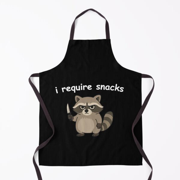 Item preview, I Require Snacks Raccoon designed and sold by NQArtist.