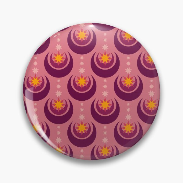 Item preview, Art Deco Moons and Stars - pink and burgundy celestial pattern designed and sold by Home Cyn Home.