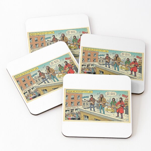Item preview, Comic Beatles Rooftop Fan Art designed and sold by Timplates.