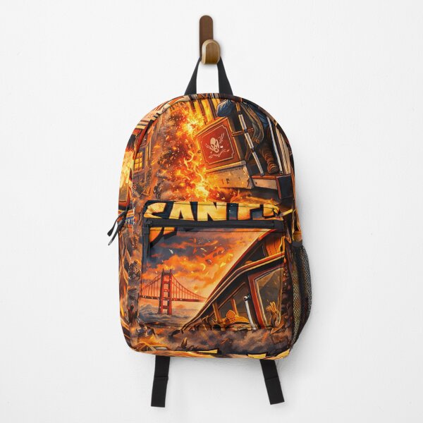 Item preview, Hot Time in San Francisco with Devil Riding Cable Car designed and sold by PIXEL POP DESIGNS - Beyond the Norm!.