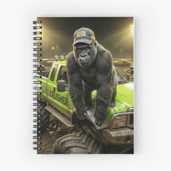 Item preview, Monster Car Crushin' Gorilla designed and sold by Tridentulus.