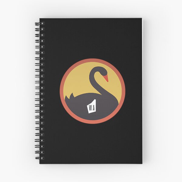 Item preview, Western Australia Swan Logo A Vintage Black Swan Emblem designed and sold by DawGreenfelde.