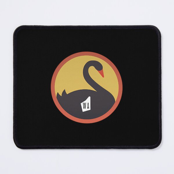 Item preview, Western Australia Swan Logo A Vintage Black Swan Emblem designed and sold by DawGreenfelde.