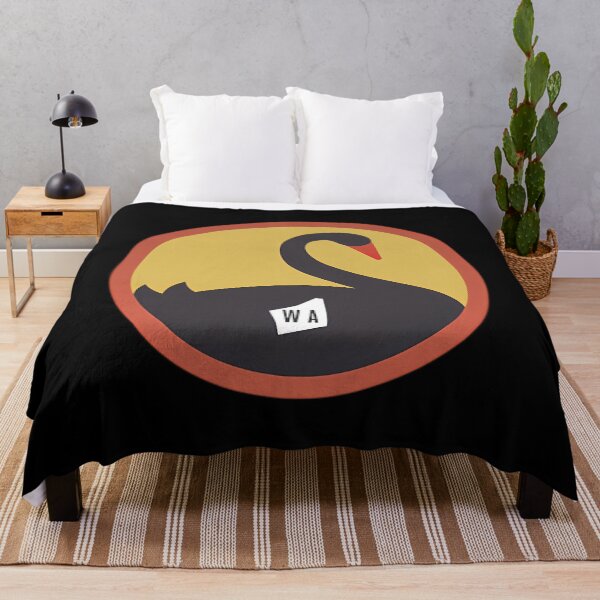 Item preview, Western Australia Swan Logo A Vintage Black Swan Emblem designed and sold by DawGreenfelde.