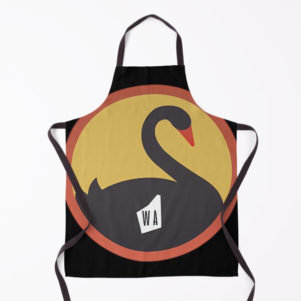 Item preview, Western Australia Swan Logo A Vintage Black Swan Emblem designed and sold by DawGreenfelde.