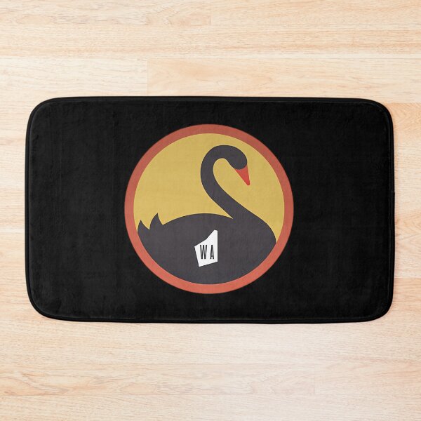 Item preview, Western Australia Swan Logo A Vintage Black Swan Emblem designed and sold by DawGreenfelde.