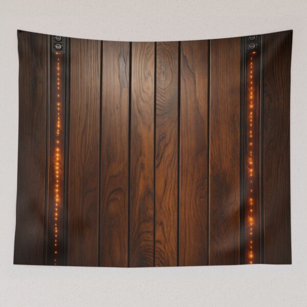 Item preview, Glowing Wood Panel Wall designed and sold by Kaleidoscope Print.