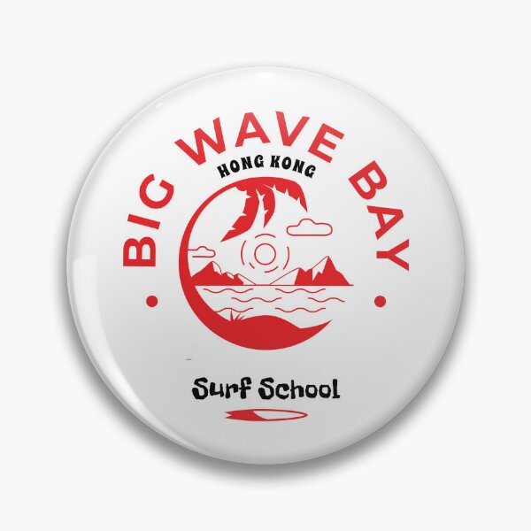 Item preview, Big Wave Bay: Hong Kong Surf School – Ride the Waves Graphic designed and sold by Bold & Brewed.