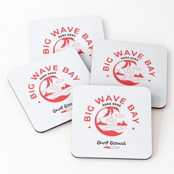 Item preview, Big Wave Bay: Hong Kong Surf School – Ride the Waves Graphic designed and sold by Bold & Brewed.