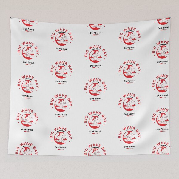 Item preview, Big Wave Bay: Hong Kong Surf School – Ride the Waves Graphic designed and sold by Bold & Brewed.