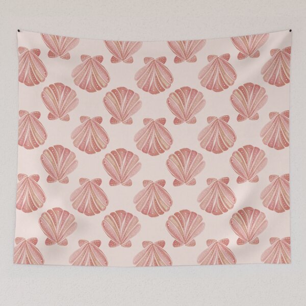 Item preview, Retro watercolor clamshells designed and sold by Home Cyn Home.