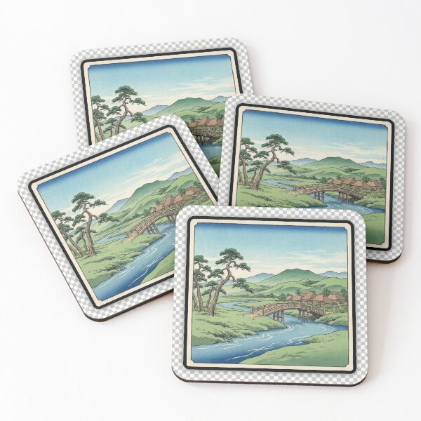 Item preview, Japanese Woodblock Summer Greenery Scene designed and sold by RetroJapanCo.