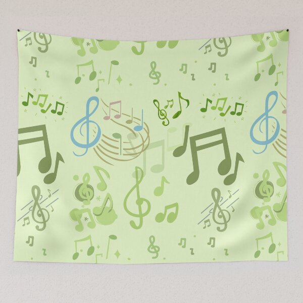 Item preview, Illustration featuring a collection of various musical symbols designed and sold by Giree07.