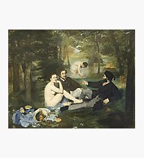 HD. Das Mittagessen auf dem Gras, von Edouard Manet. HOCHAUFLÖSEND Fotodruck