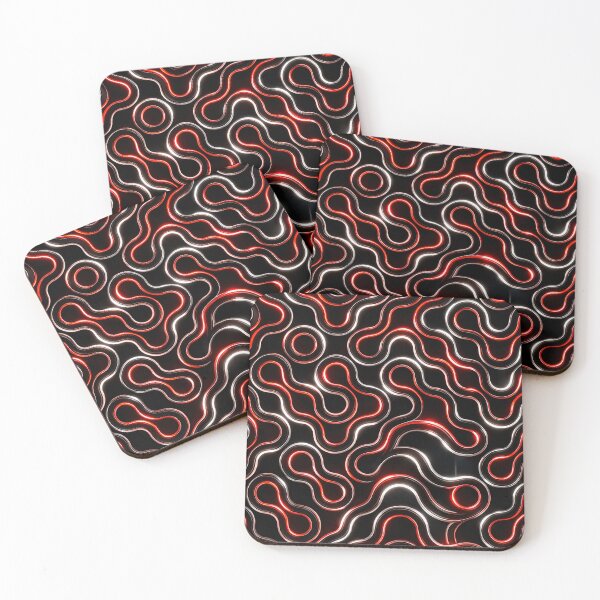 Item preview, Neon Loop Pattern designed and sold by Kaleidoscope Print.