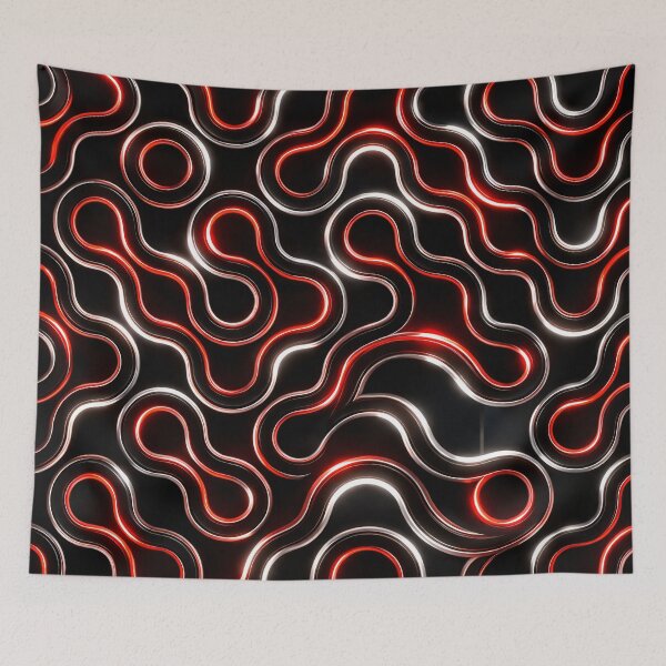 Item preview, Neon Loop Pattern designed and sold by Kaleidoscope Print.