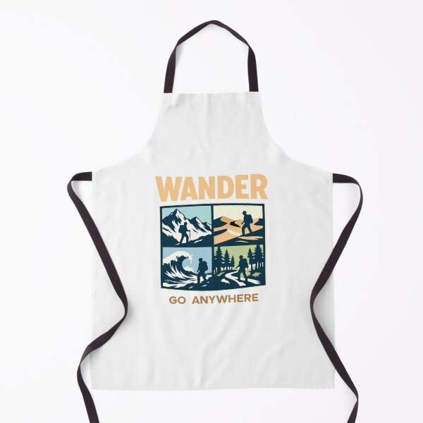 Item preview, Wander – Go Anywhere | Adventure Travel & Hiking Illustration designed and sold by PrintMastery.