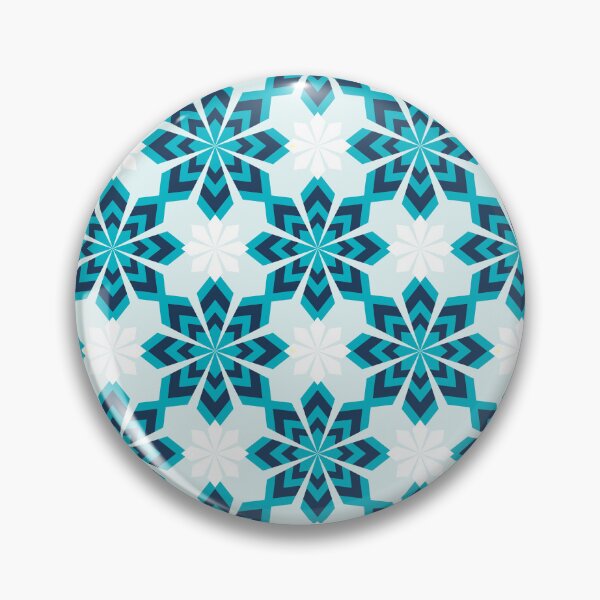 Item preview, Blue Moroccan stars patio tiles pattern designed and sold by Home Cyn Home.