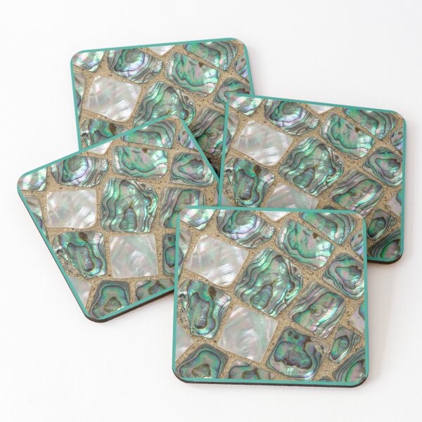 Item preview, Abalone Mother of Pearl Mosaic designed and sold by Tridentulus.