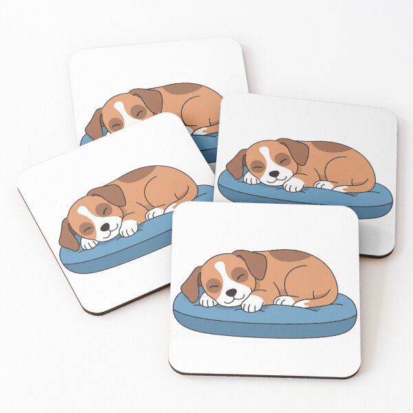 Item preview, Sleeping Puppy Cute Cozy Dog Art designed and sold by i1ovedogs.