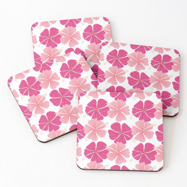Item preview, Pink Hibiscus tropical summer pattern designed and sold by Home Cyn Home.