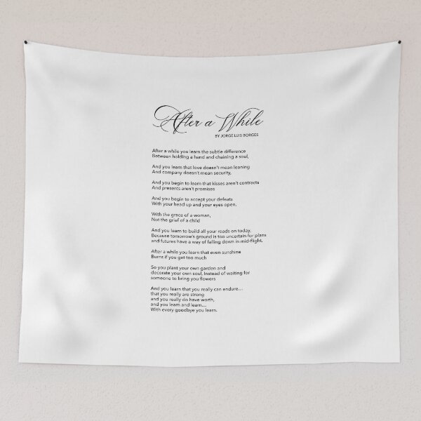 Item preview, After a while Poem  designed and sold by corbrand.