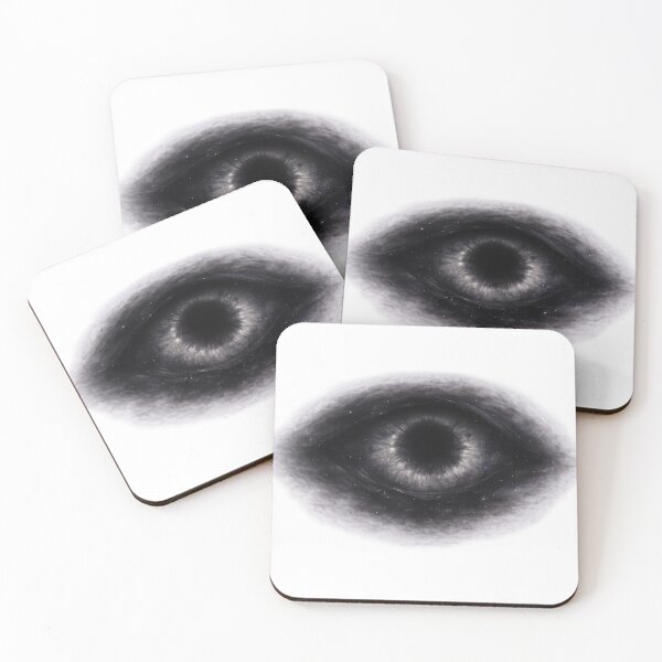 Item preview, Dark Eye Abstract Minimalist Watercolor Art designed and sold by jgvisualarts.