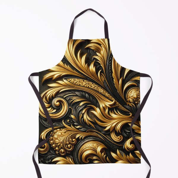 Artikelvorschau, Barockes Goldfiligran entworfen und verkauft von Kaleidoscope Print.