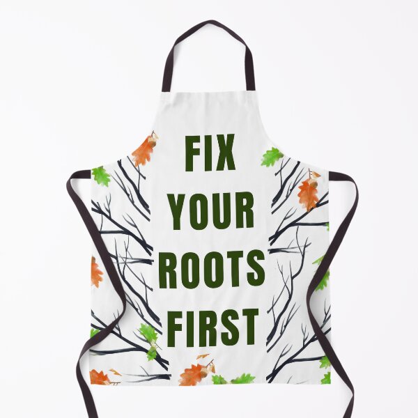 Item preview, Fix Your Roots First – Growth & Healing Quote with Botanical Branch Art designed and sold by NilofaDesigns.