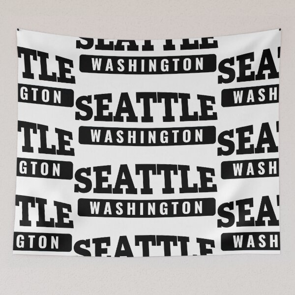 Item preview, SEATTLE WASHINGTON ATHLETIC APTOS OSWALD DARK ON LIGHT design by Mistah Wilson designed and sold by The Street Sign Store.