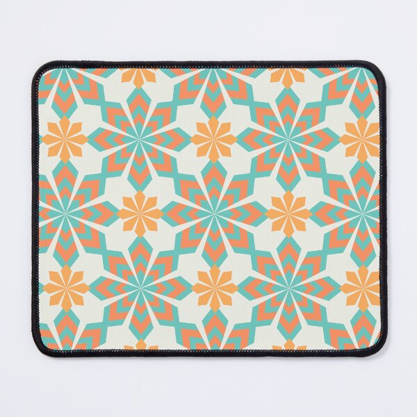 Item preview, Moroccan stars - orange and turquoise designed and sold by Home Cyn Home.