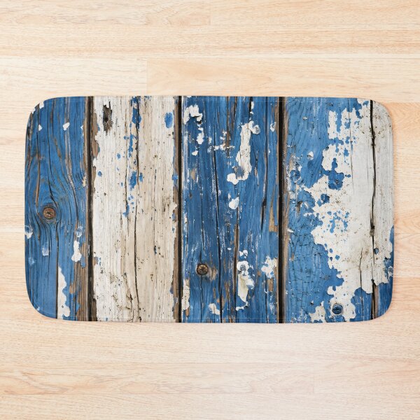 Item preview, Weathered Blue Wood Planks designed and sold by Kaleidoscope Print.