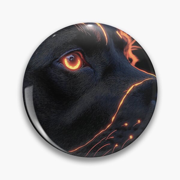 Item preview, Rottweiler Dog Gold Ember Glow Noir Protective Loyalty Guard Sparks designed and sold by mildaclairmo.