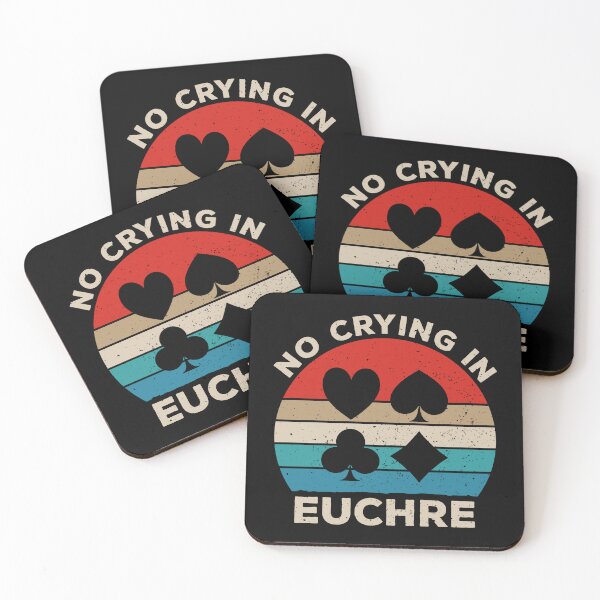 Item preview, No Crying In Euchre -  Euchre Card Game Retro Gift designed and sold by kalyaidriza.