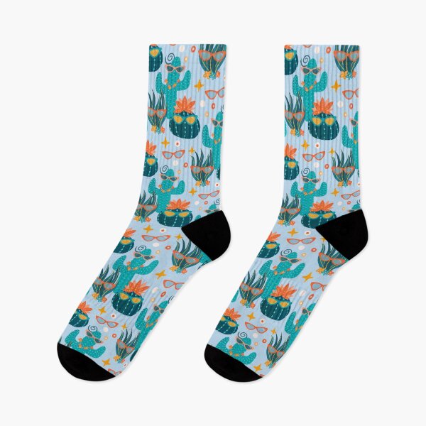 Item preview, Blue Cactus Fiesta pattern designed and sold by Home Cyn Home.