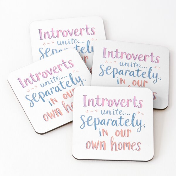 Item preview, Together Apart - Funny Introverts Unite Homebody Sarcasm designed and sold by SholoStudio.
