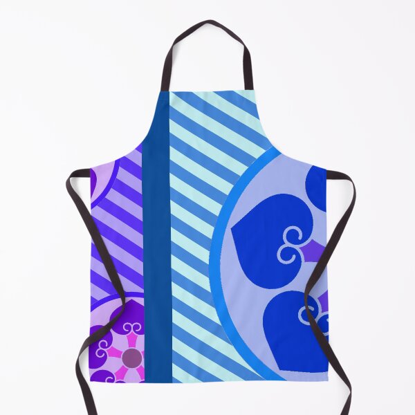 Item preview, Kamon-hosowani-itsutsu-ura-aoi・4 designed and sold by KamonPopArt.