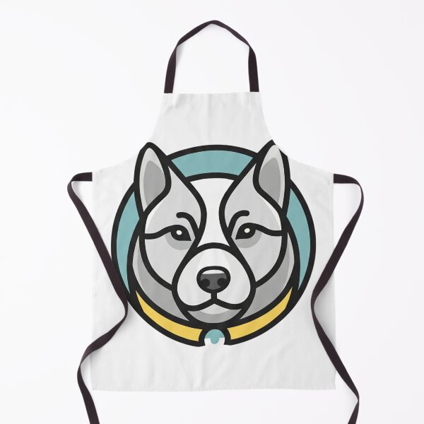 Item preview, Husky Dog Face Modern Minimal Art designed and sold by i1ovedogs.