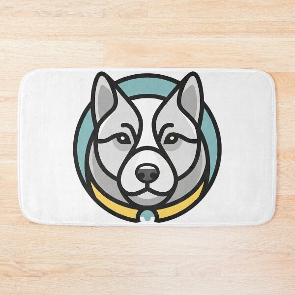 Item preview, Husky Dog Face Modern Minimal Art designed and sold by i1ovedogs.
