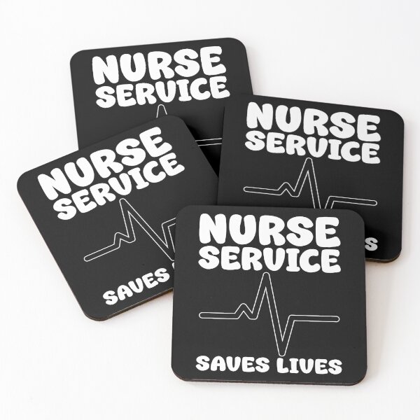 Item preview, NURSE - SERVICE SAVES LIVES designed and sold by KEF Custom.