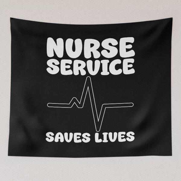 Item preview, NURSE - SERVICE SAVES LIVES designed and sold by KEF Custom.