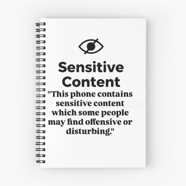 Item preview, Sensitive Content Warning Design – Hidden Truth, Digital Privacy & Censorship Message designed and sold by PixelVibe782.