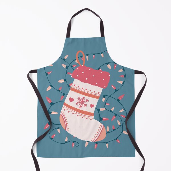 Item preview, Cozy stocking and Christmas lights designed and sold by Home Cyn Home.