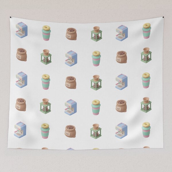 Item preview, Cute 3D Pastel Coffee Shop Icon Set designed and sold by NonditStudio.
