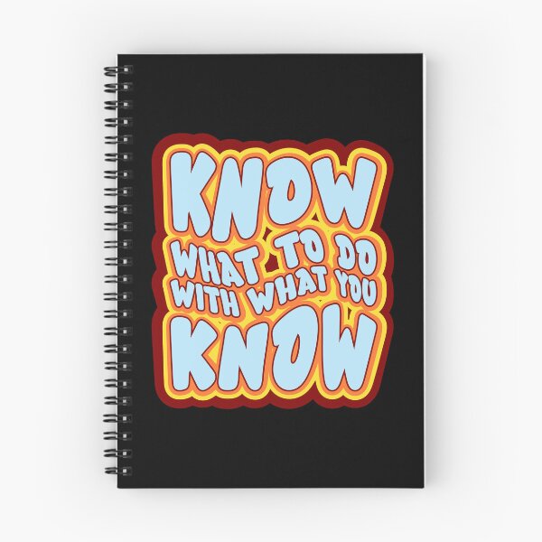 Item preview, Know What To Do With What You Know Retro Quote designed and sold by Mr Lee.